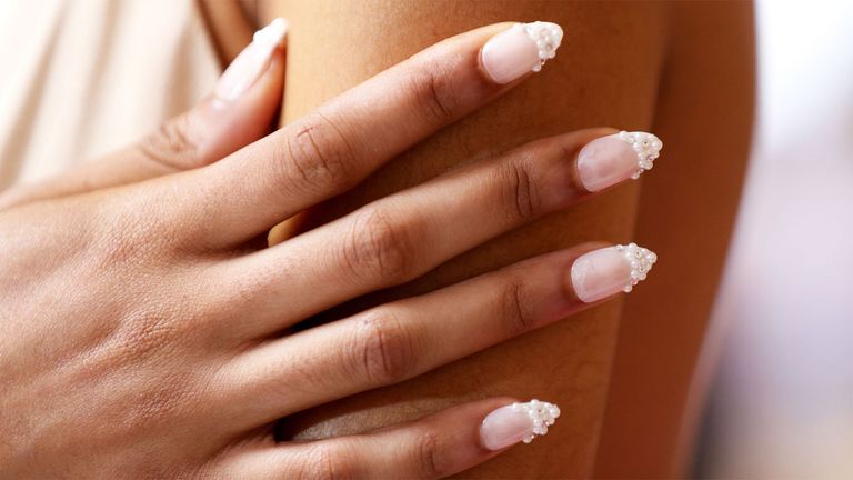 Nail, Finger, Manicure, Nail care, Skin, Hand, Nail polish, Cosmetics, Beauty, Close-up,