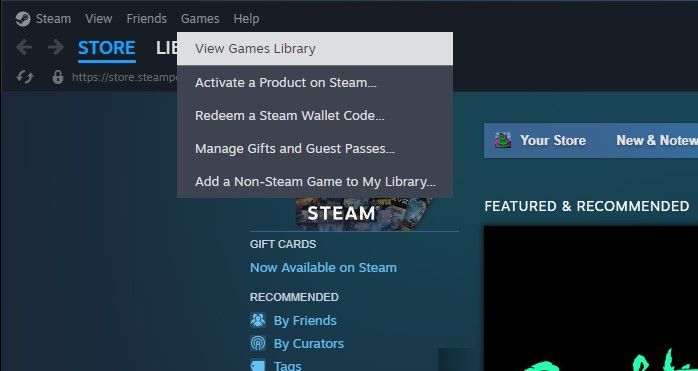 Steam&#039;s new drop-downs