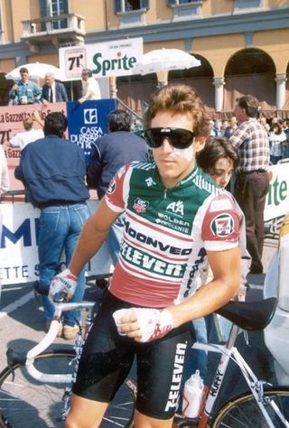 Davis Phinney (7 Eleven) at the 1988 Giro d'Italia.