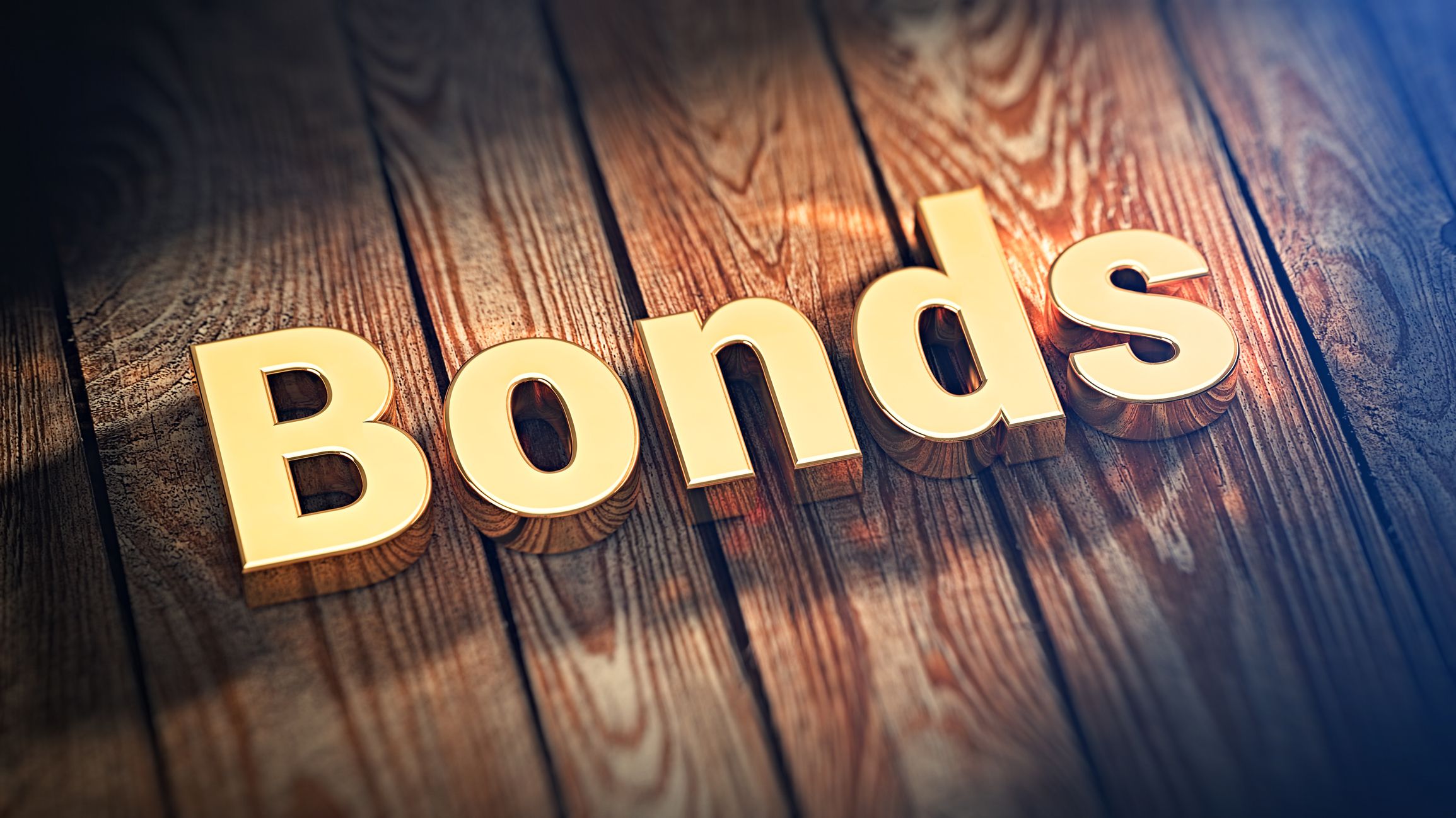 The word "Bonds" is lined with gold letters on wooden planks.