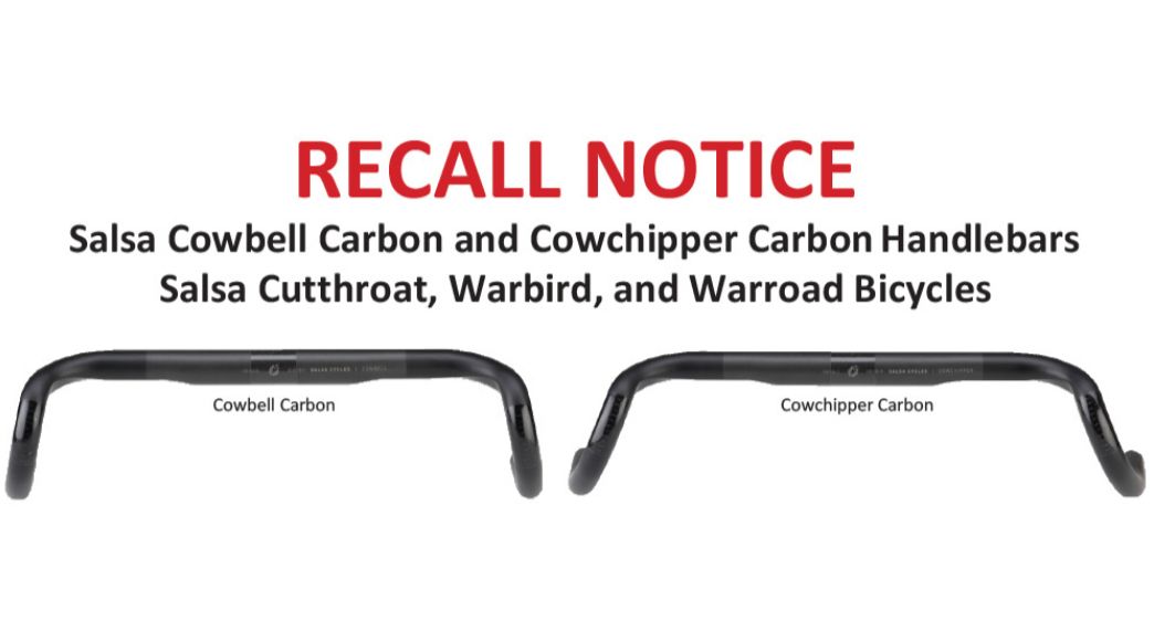 Salsa recalls two handlebars due to failure risk complete bikes