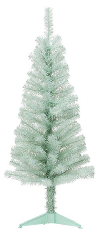 4ft Orelle Iridescent Green Artificial Christmas tree - £7.50 | B&amp;Q