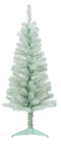 4ft Orelle Iridescent Green Artificial Christmas tree - £7.50 | B&amp;Q