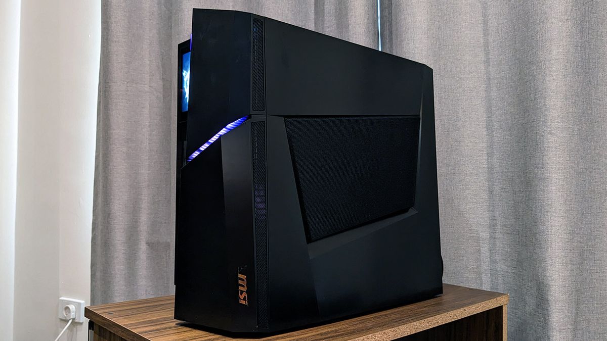 MSI MEG Trident X2 side view