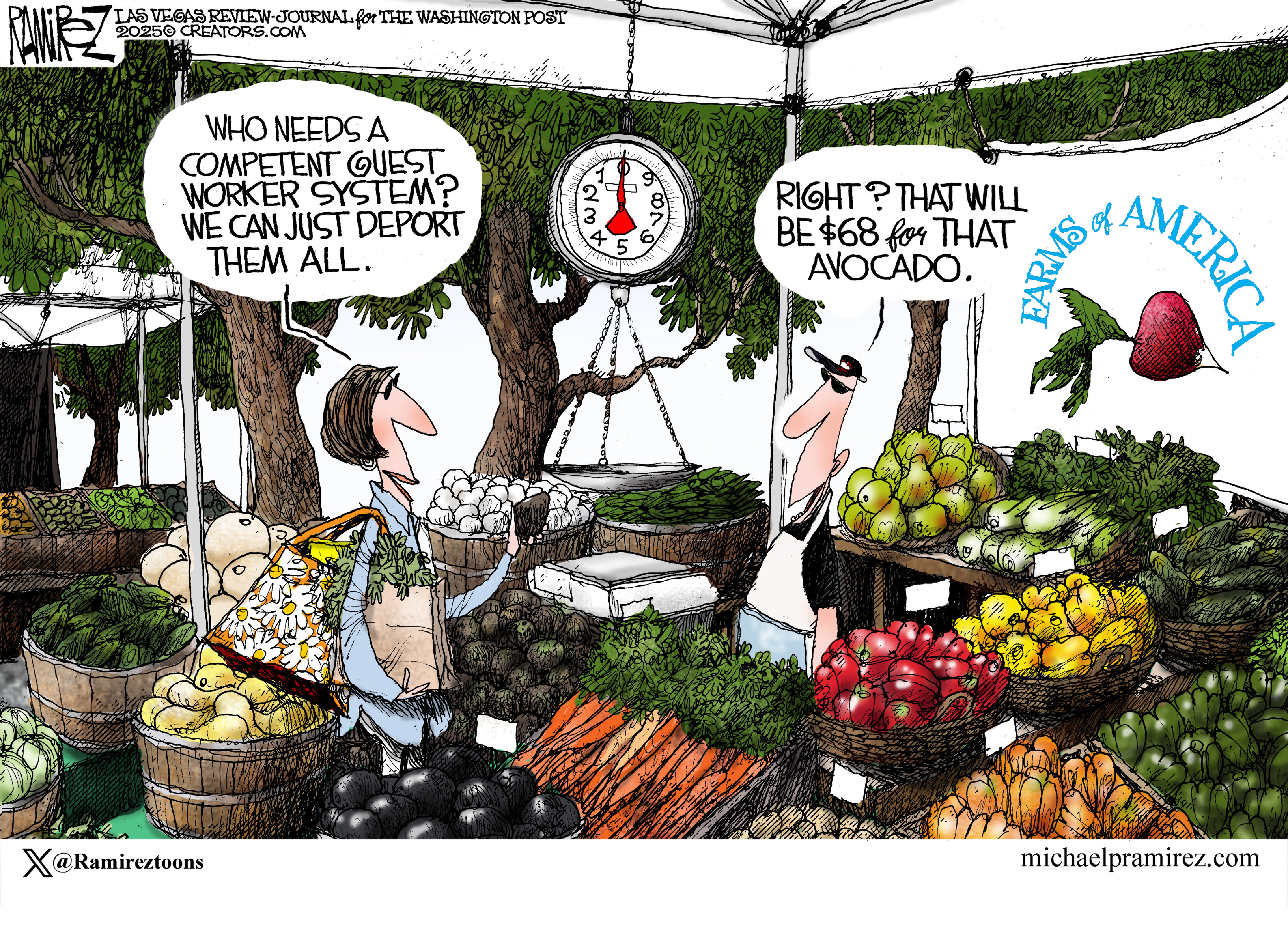 Political cartoon