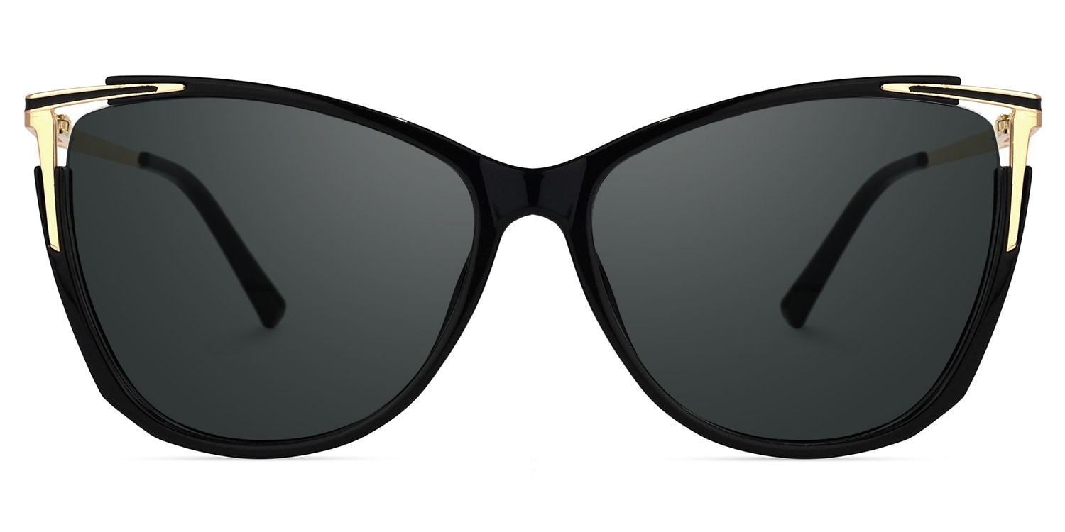 Yomary Black Cateye Frame Sunglasses | Zeelool Optical