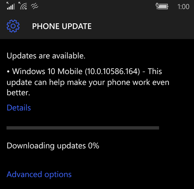 Windows 10 Mobile build 10586.164 released to Insider Slow and Preview ...