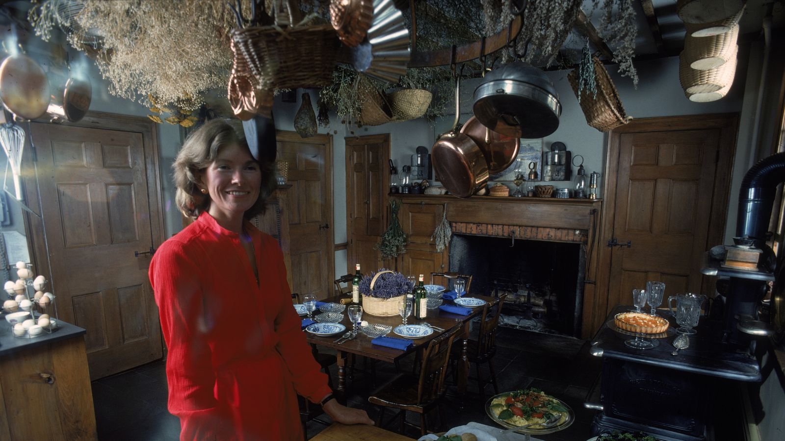 martha stewart in her 70s kitchen