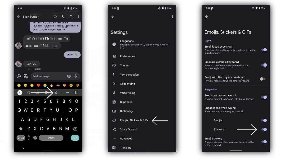 How to use Gboard to create and send custom text stickers Android Central