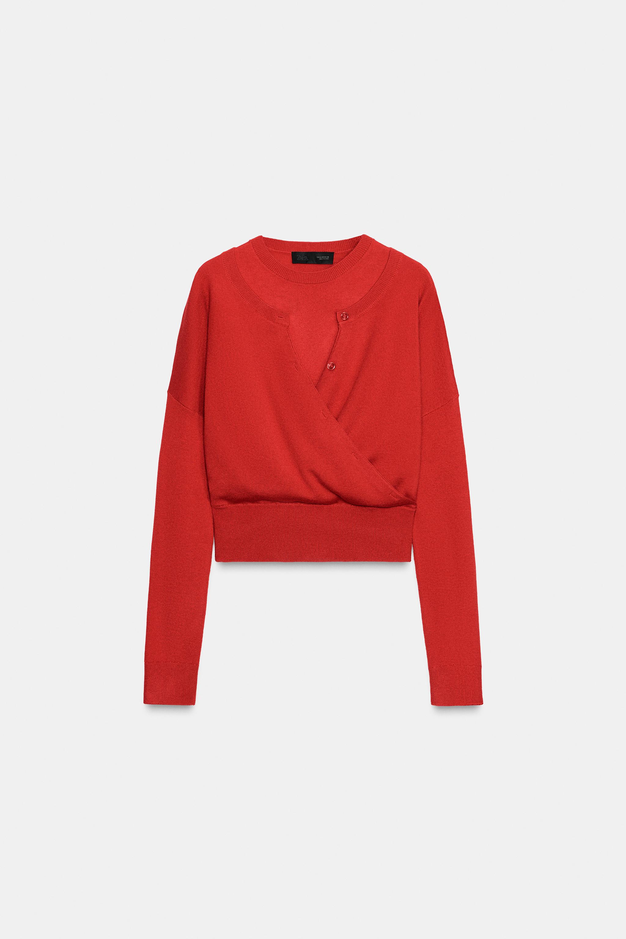 Double Layer Knit Cardigan