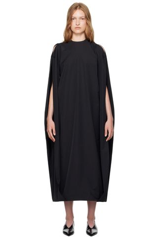 Ssense Exclusive Black Connected Sleeve Maxi Dress