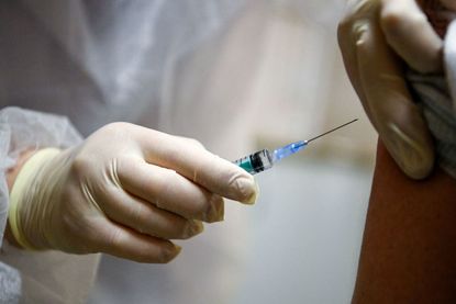 Coronavirus vaccination in Russia.