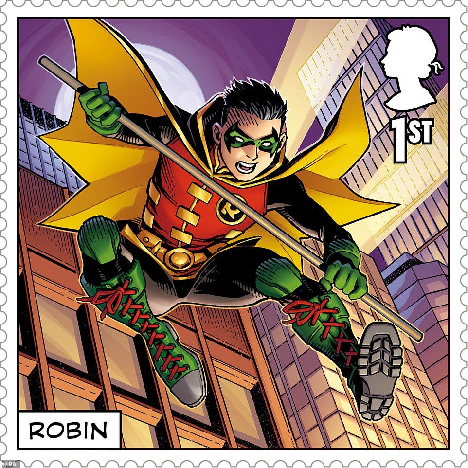 Batman stamps