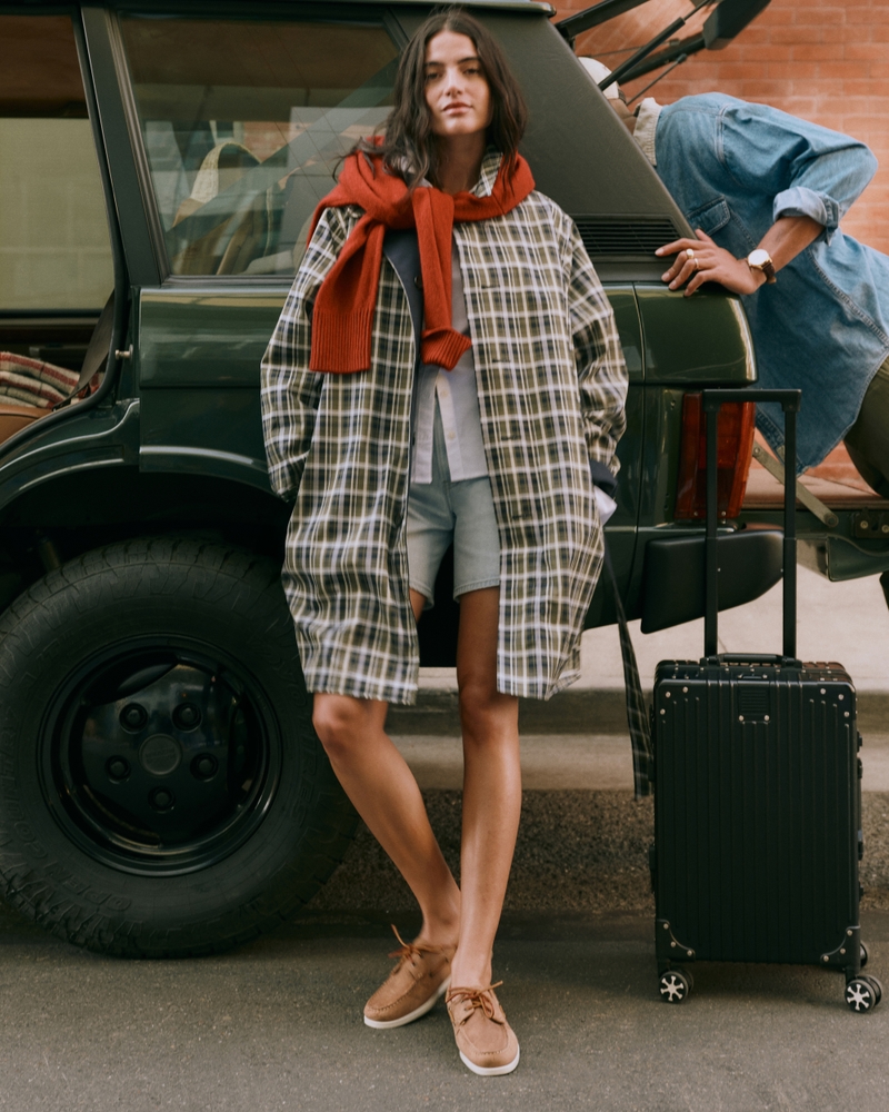 2-In-1 Reversible 100% Cotton Mac Coat