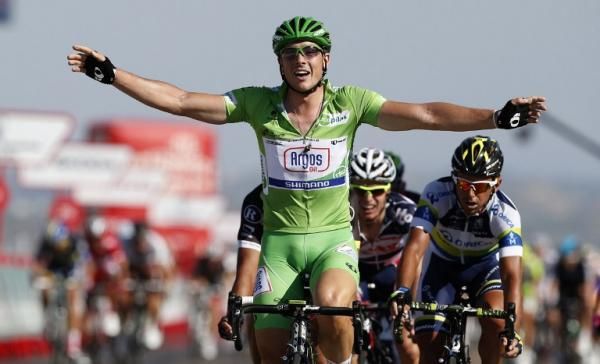 John Degenkolb (Argos-Shimano) triumphs in stage 7 of the Vuelta a Espana