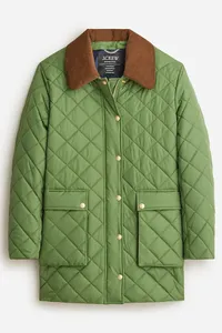 J.Crew Heritage Quilted Barn Jacket™ with PrimaLoft®, $248 $150 at J.Crew&nbsp;