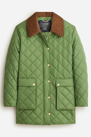 J.Crew August Collection 2023 | Heritage quilted Barn Jacket™ with PrimaLoft®