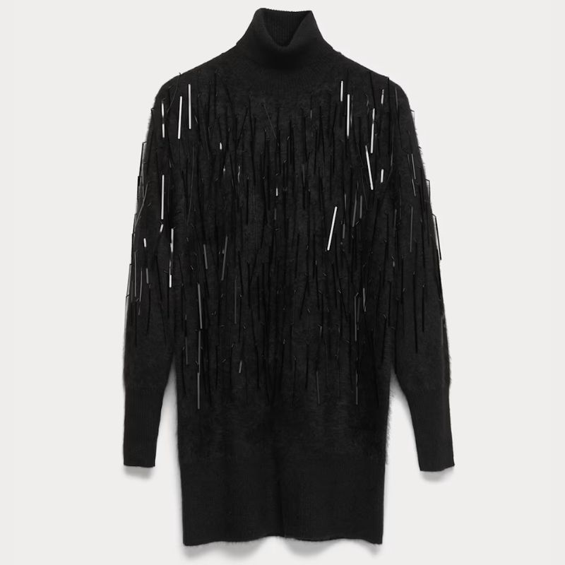 Lisa Snowdon&#039;s mini embellished jumper dress from M&amp;amp;S X 16Arlington collaboration