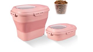 SUT Pink Pet Food Storage Container