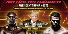 Trump boxing poster