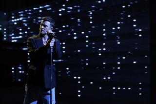 SNL musical guest Justin Timberlake performs "Selfish" on Saturday, January 27, 2024.