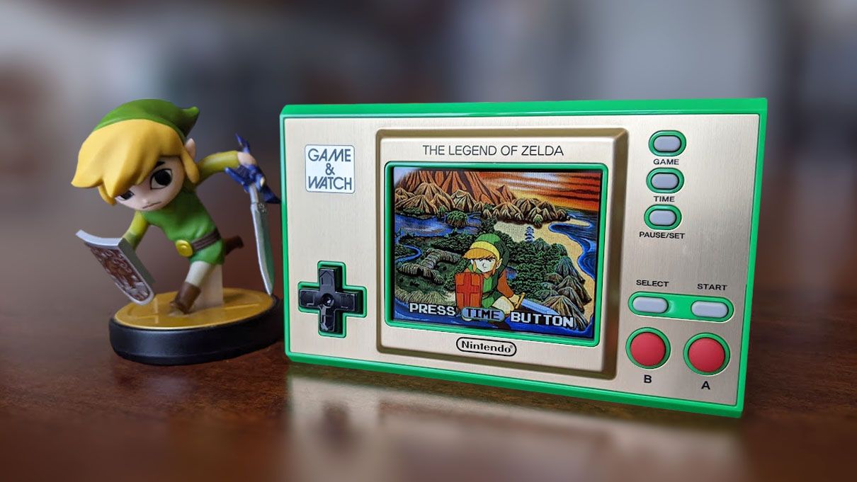 Photoshop example: Game and watch background blurred