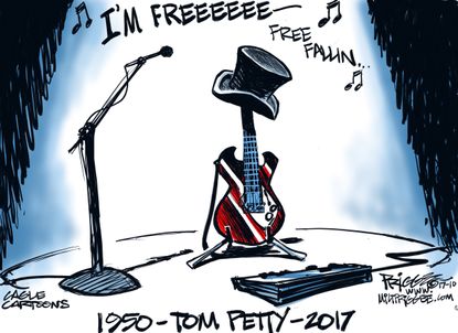 Editorial cartoon U.S. Tom Petty death
