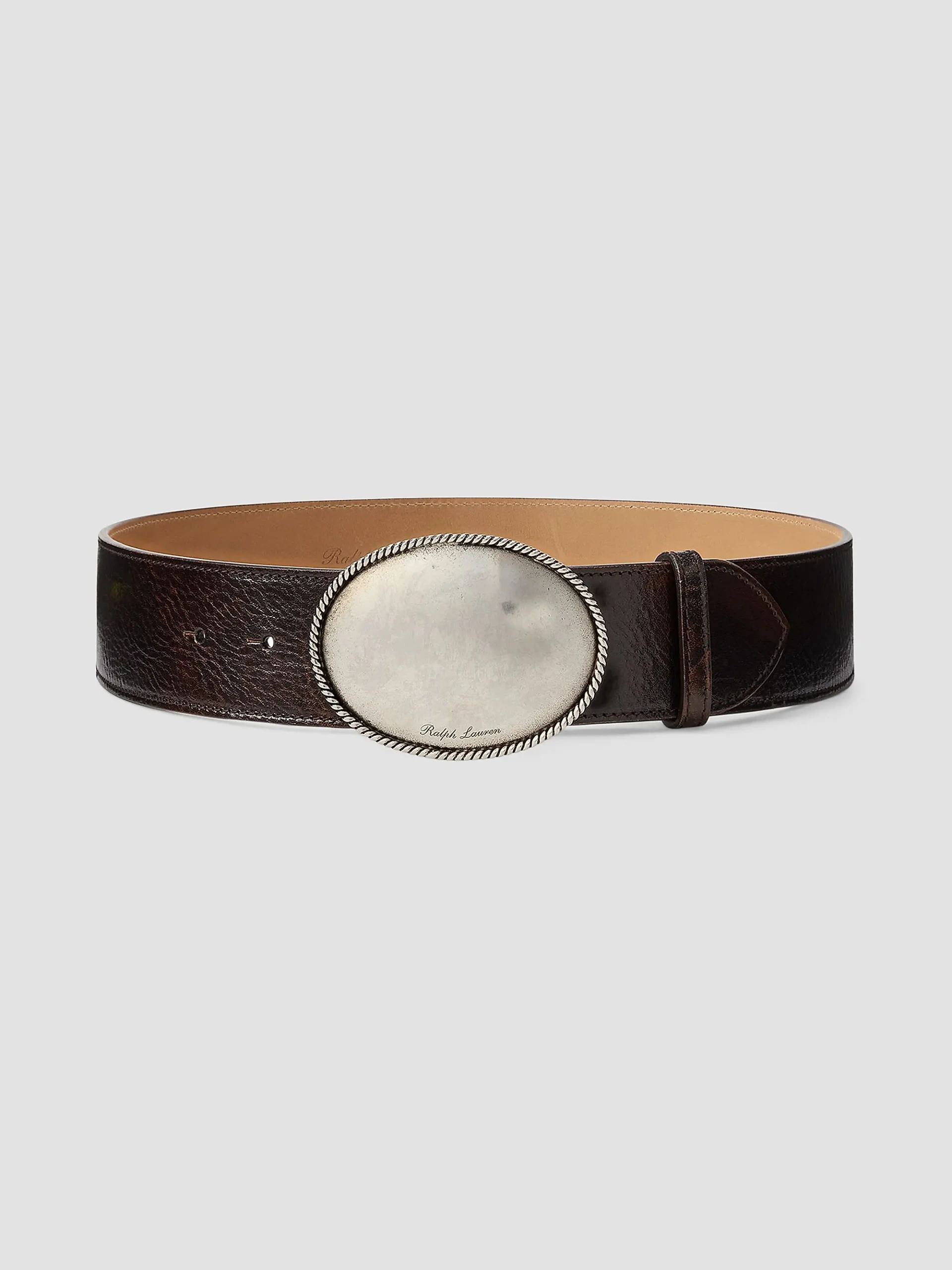 Pin-Buckle Leather Belt