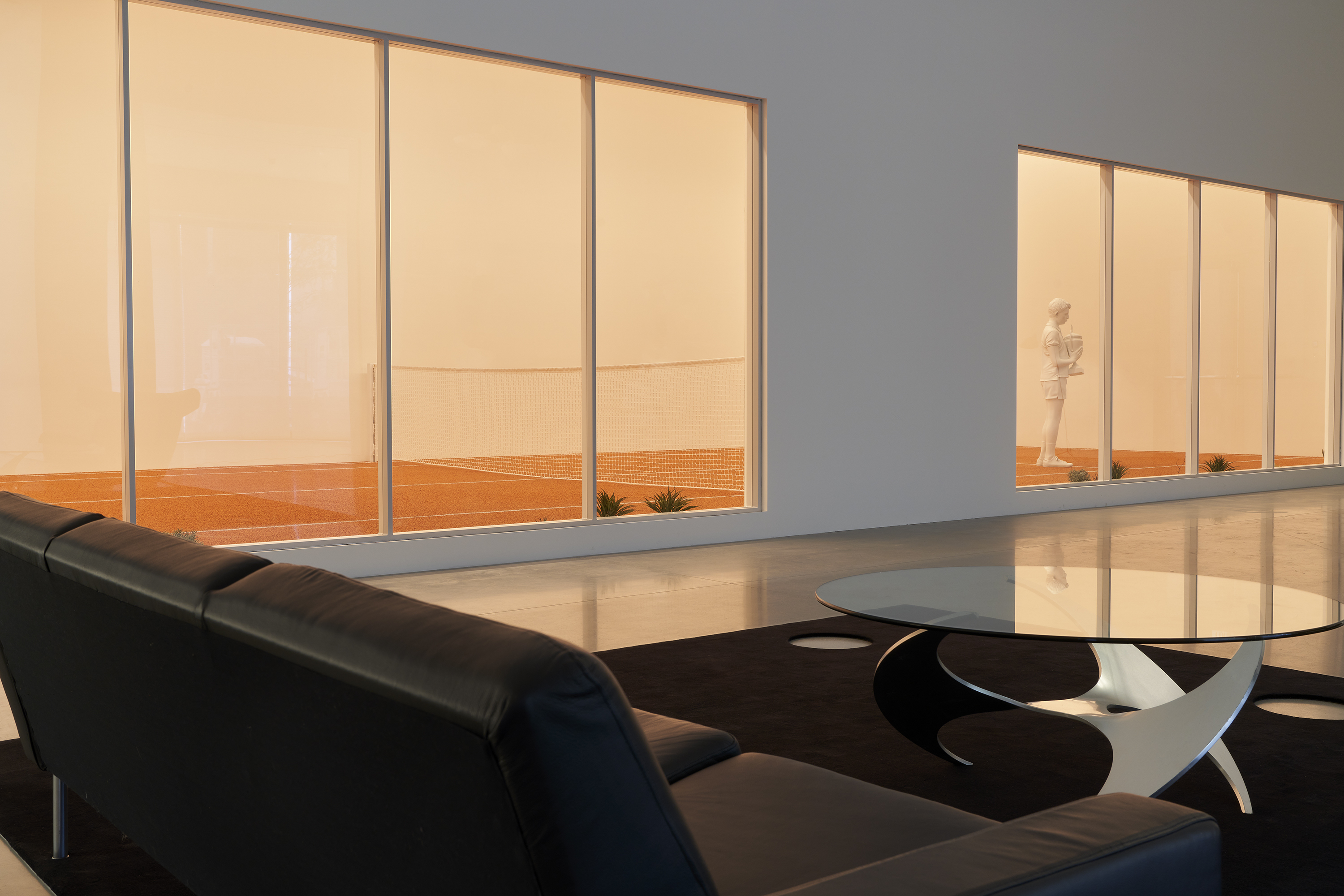 Installation view of Elmgreen & Dragset 'The Nervous System' at Pace New York, 2021