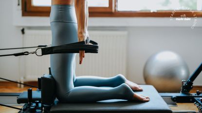 Morning workout benefits: A woman on a Reformer