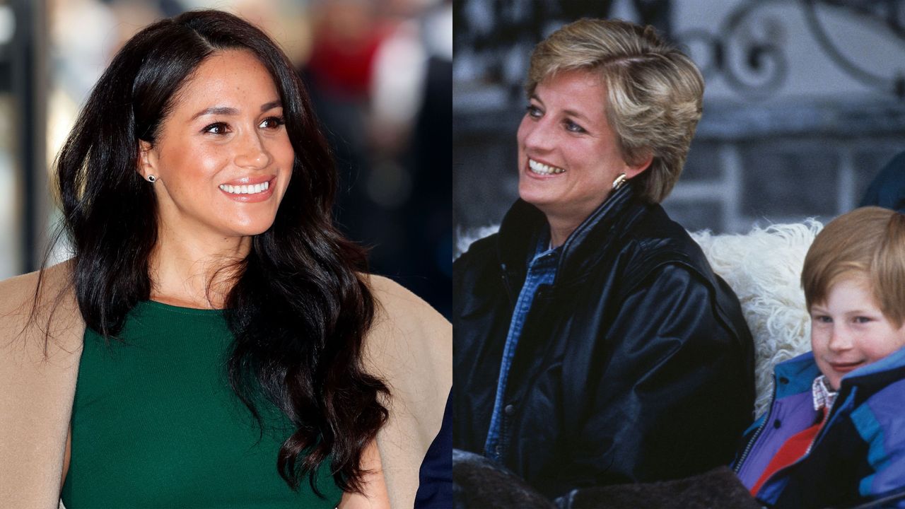 meghan markle princess diana the bench