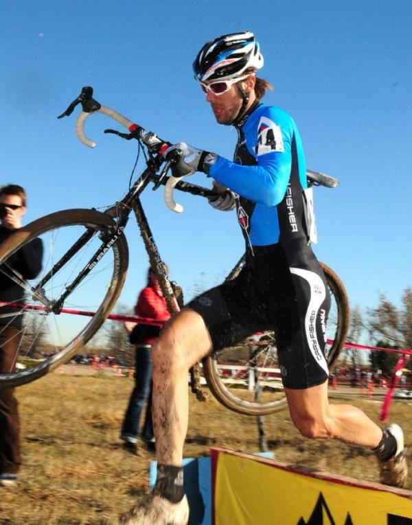 Jeremy Horgan-Kobelski (Gary Fisher-Subaru) got a fabulous start in his first cross race of the season