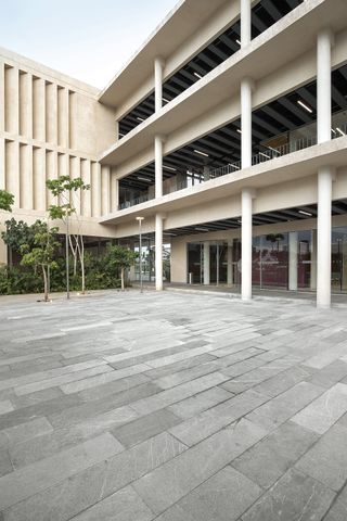 paved courtyard at IUA EBC Mérida