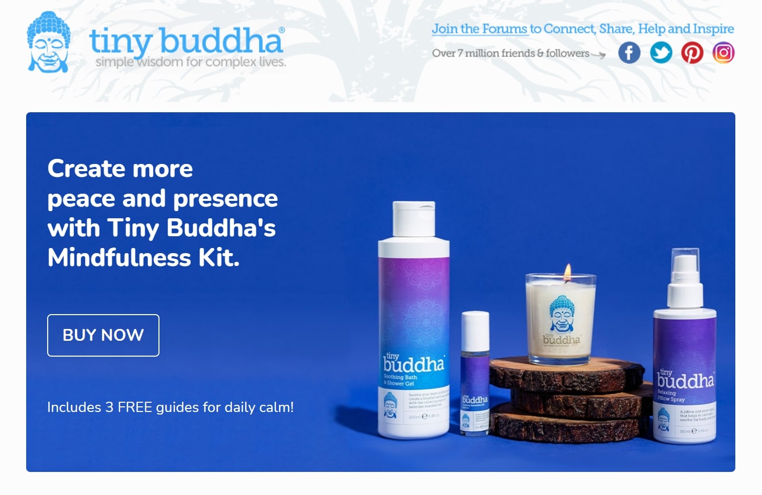 Tiny Buddha Online Shop