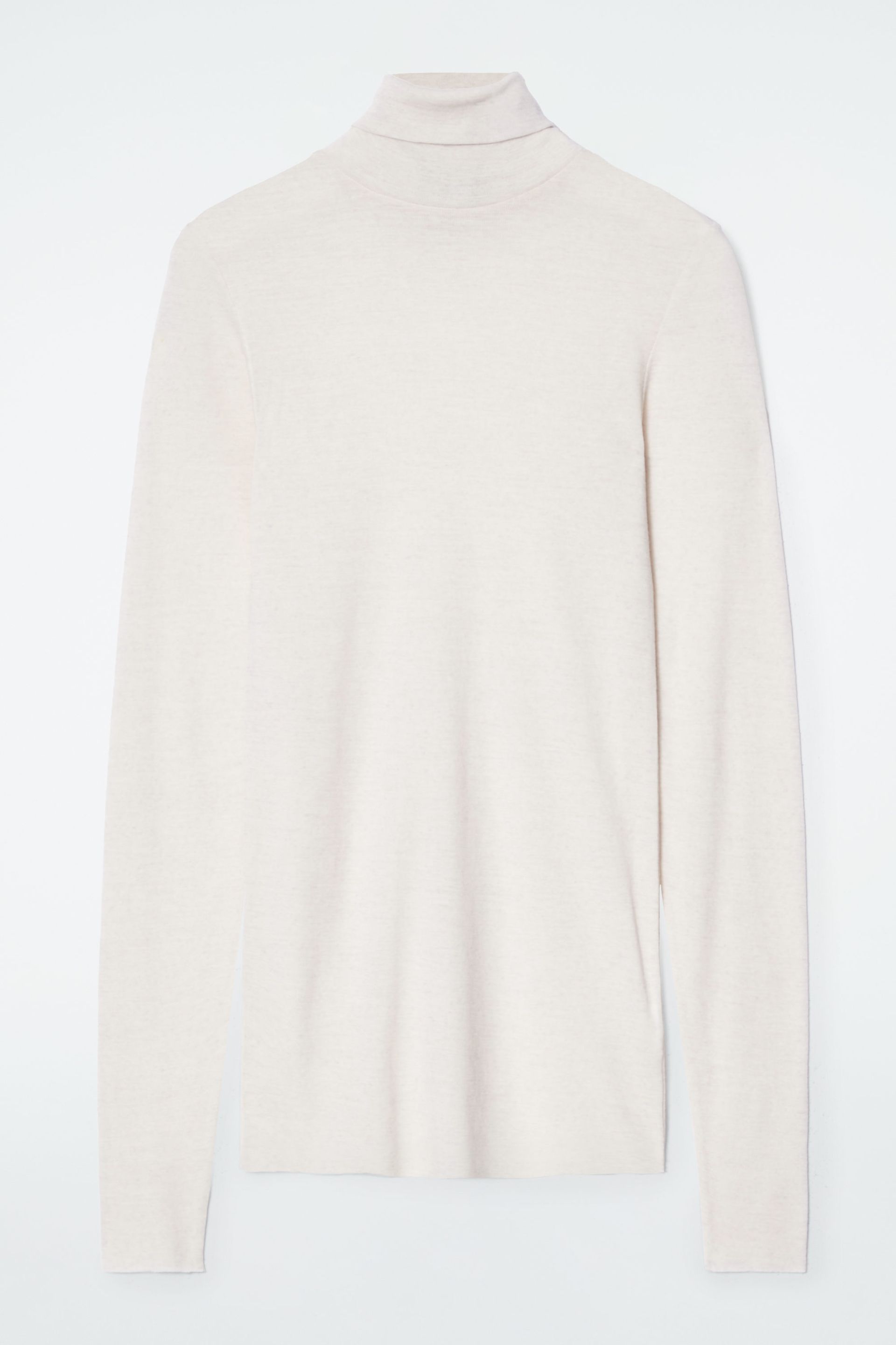 Merino Wool Turtleneck Top