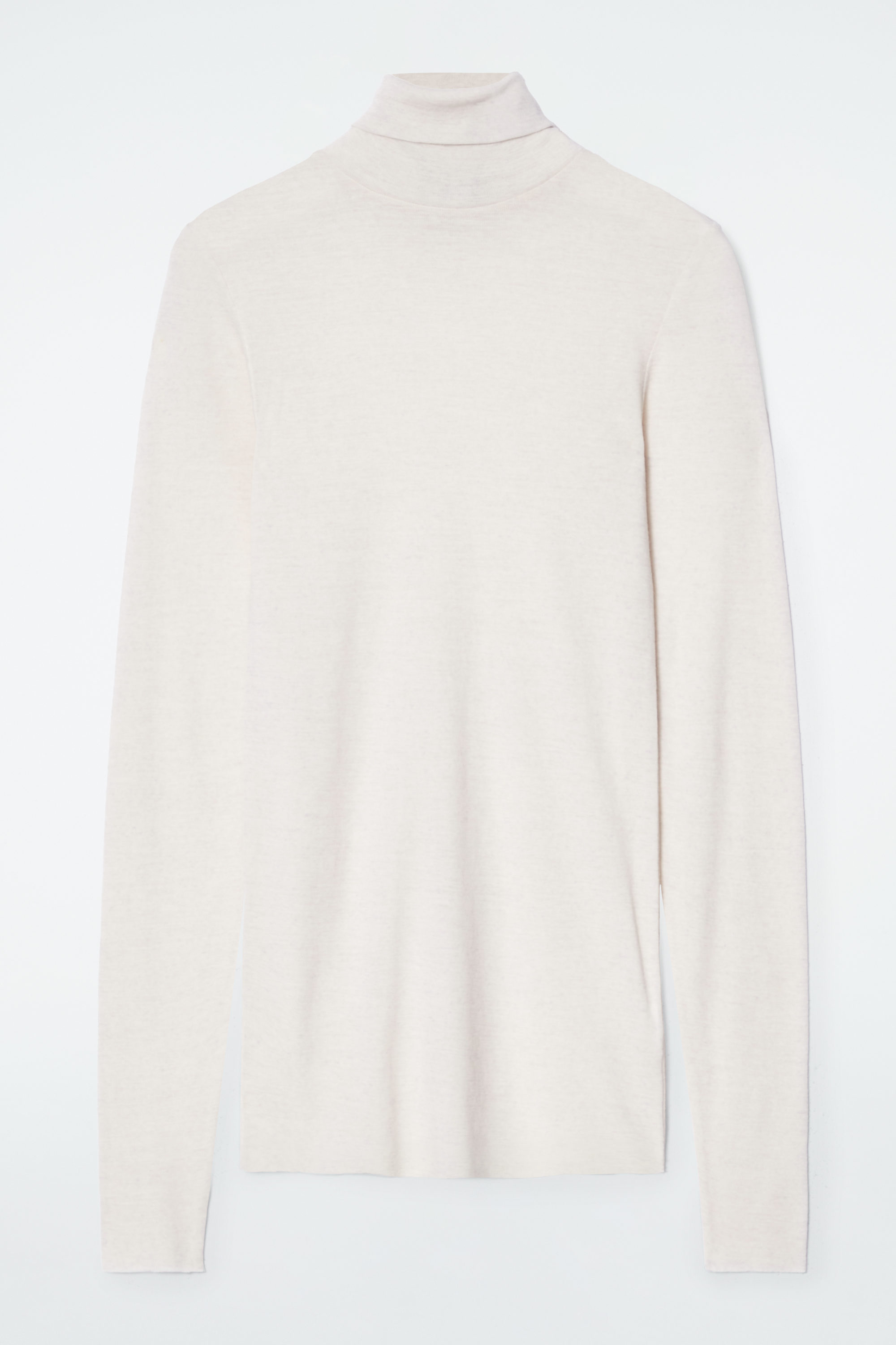 Merino Wool Turtleneck Top