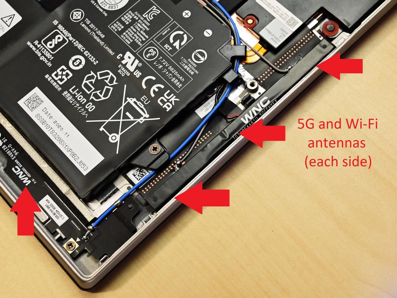 Lenovo Thinkpad X1 Titanium Yoga 5g Antenna