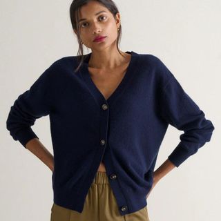 Rise & Fall Cashmere Knitted V-neck Cardigan