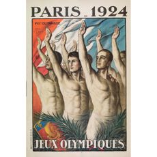 Paris 1924 promotes the ideals of strength and beauty. Credit: Victoria and Albert Museum, London