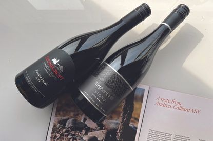 Two bottles of Gimblett Gravels wines