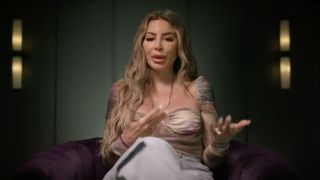 Larsa Pippen talks in a confessional on House of Villains