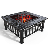 Fire Pit Table with BBQ Grill Shelf: £109.99 £99.99 (save £10) | Amazon