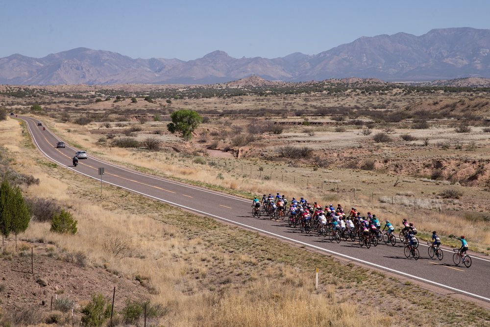 Scenery along the route of stage 1 at Tour of the Gila
