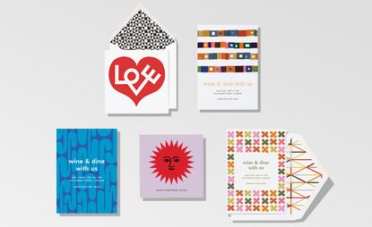 Paperless Post's collaboration with Girard Studio is inspired by Alexander Girard's love of letter writing