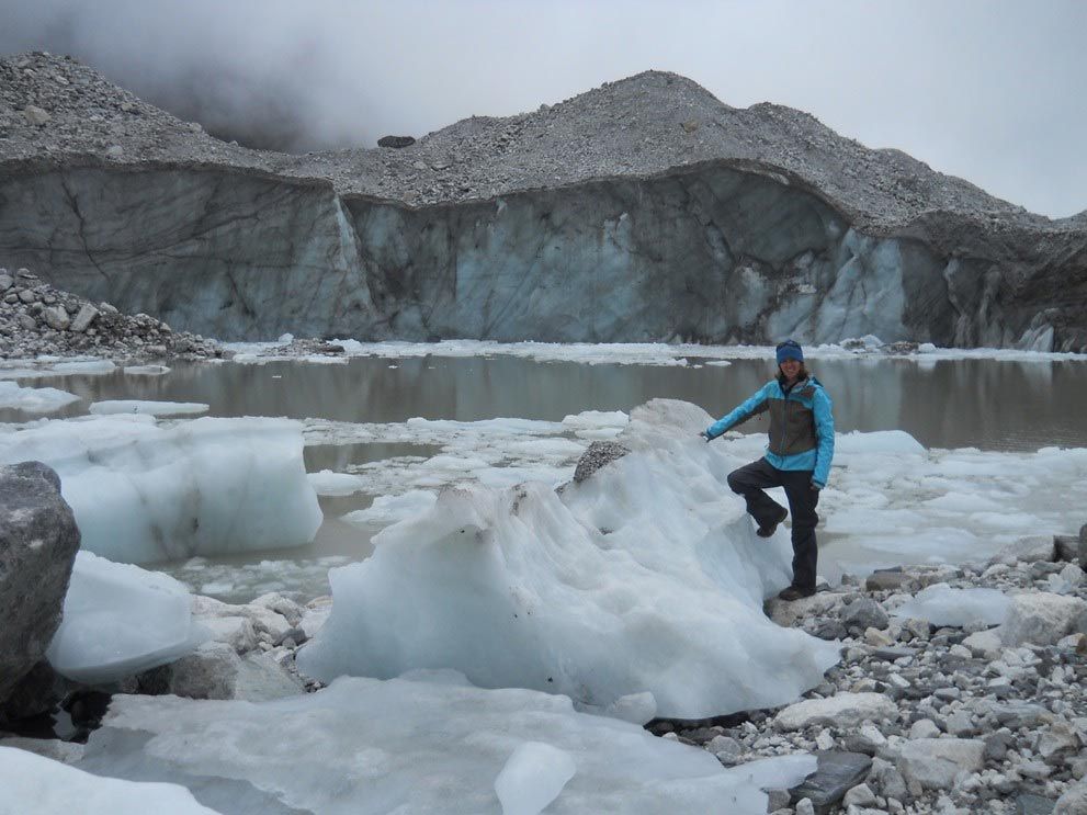 glacial lake in nepal