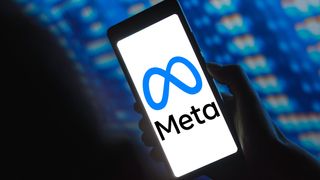 In this photo illustration, the Meta Platforms, Inc. logo is displayed on a smartphone screen.