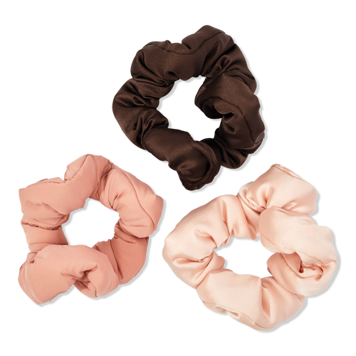 Cloud Scrunchies 3 Piece Set - Rosewood