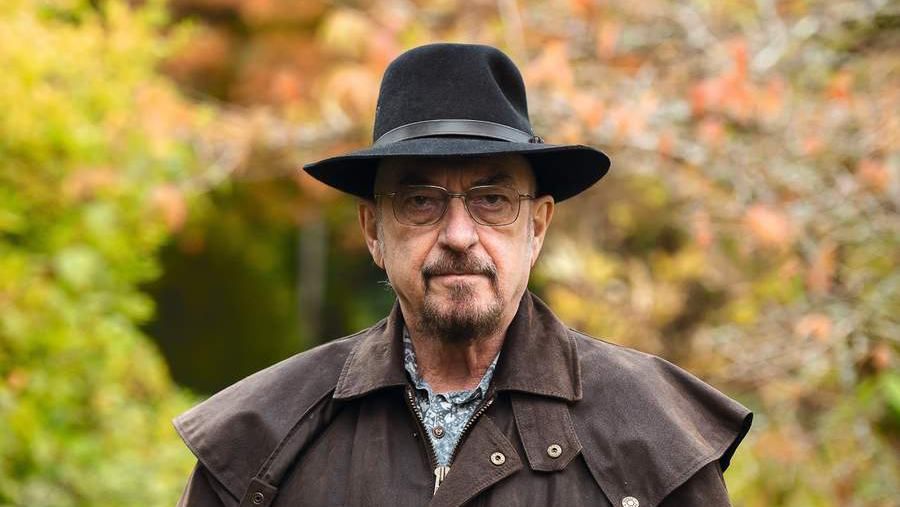 Ian Anderson wearing a hat