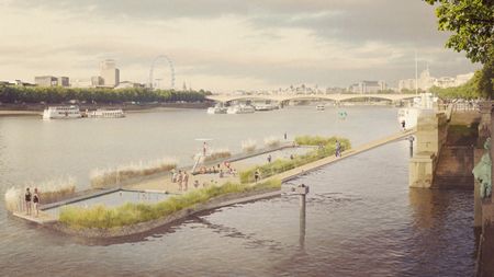 Temple Baths in the Thames; image by Picture Plane