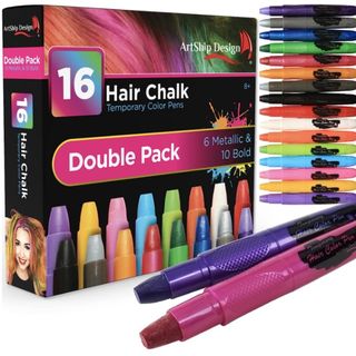 Hair Chalk 16 Color Double Pack